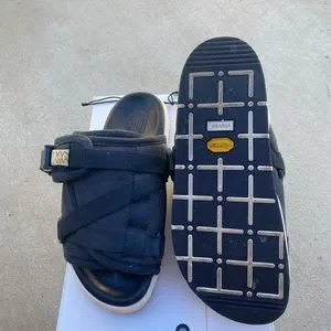 Visvim | Shoes | New Rare Visvim Christo Navy Slides | Poshmark display picture 3